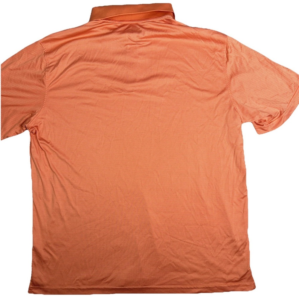 Slazenger Men's Golf Orange white Stripe Polo 2X-Large Short Sleeve(359) - Picture 6 of 6